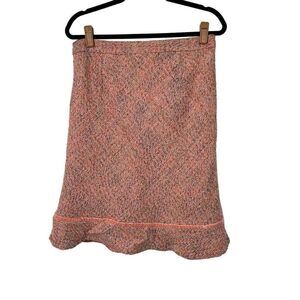 Vintage Y2K Gap Tweed Peplum Hem Preppy Skirt Sz 10 Women’s